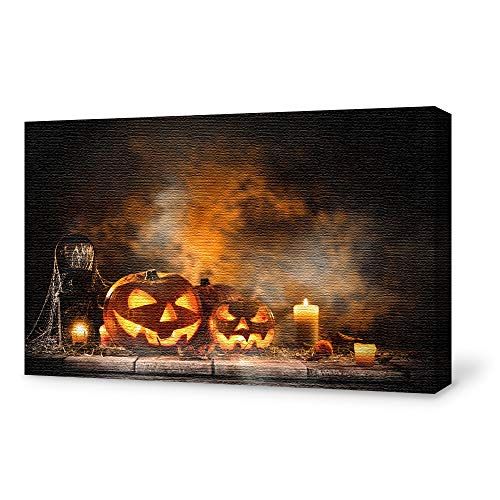 wall26 Canvas Wall Art Halloween Pictures Home Wall Decorations for Bedroom Living Room Paintings Canvas Prints Framed - 24x36 inches