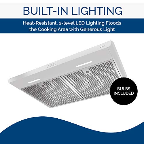 BroanNuTone BKDEG130WW Sahale Range Hood Crazymos