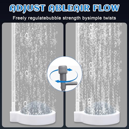 Image of Telooco Aquarium Air Stone 2 Inch Fish Tank Air Bubbler High Dissolved Oxygen Diffuser for Fish Tank Aquarium and Hydroponic Bubble Release Tool