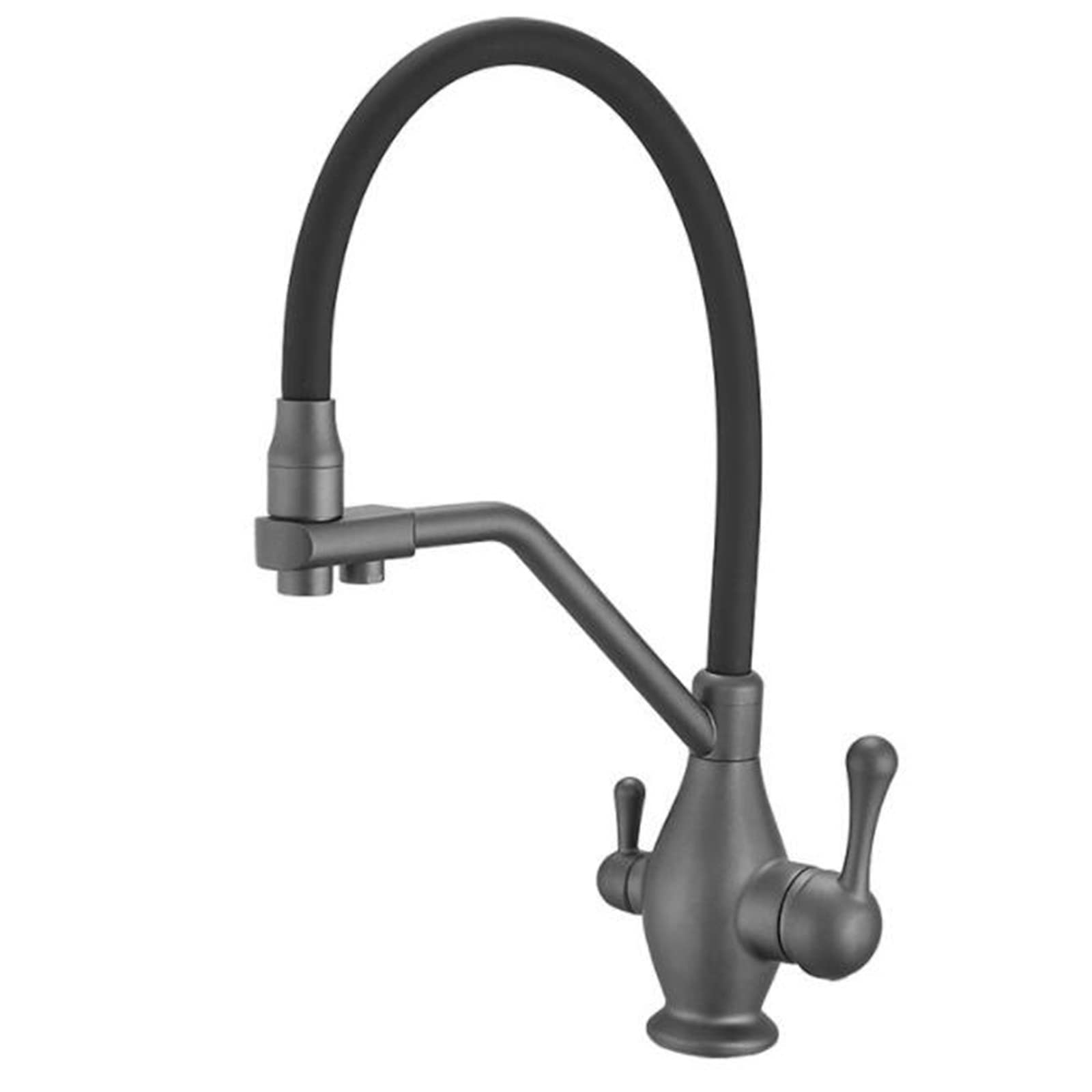 Robinet de cuisine 3 voies eau chaude eau froide mitigeur évier multifonction pivotant