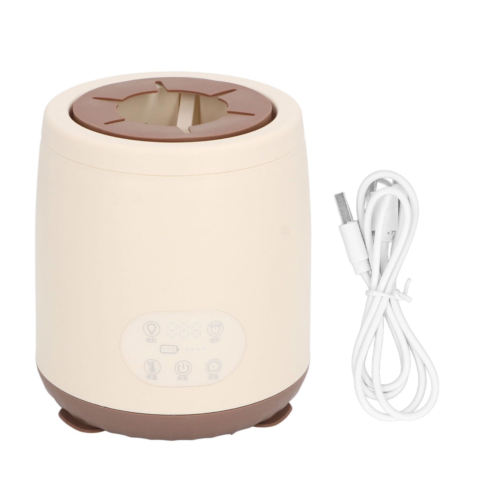 Agitateur et Mélangeur Automatique de Biberon de Lait pour bébé avec 5 Niveaux de Synchronisation pour un Mélange sans Effort pour les Nourrissons 6 X 5,3 Pouces (Kaki)
