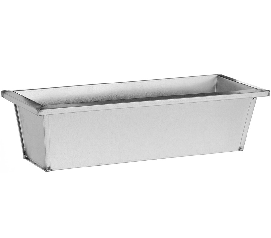 Jardinière en métal argenté Dehner pour créer un potager d'aromatiques