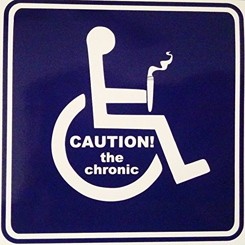 Medical Marijuana Decal - Crippling Chronic, Pack of 3