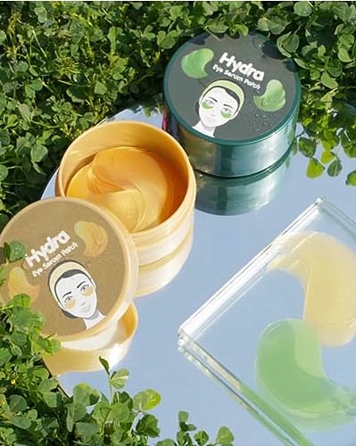 Image of Hydra Eye Serum Patch Vitamin C Gold | Treats Dark Circles, Fine Lines And Wrinkles | Enriched With Collagen And Aloe Vera Extract | Shade -Vitamin-C Gold, 60 Pcs|