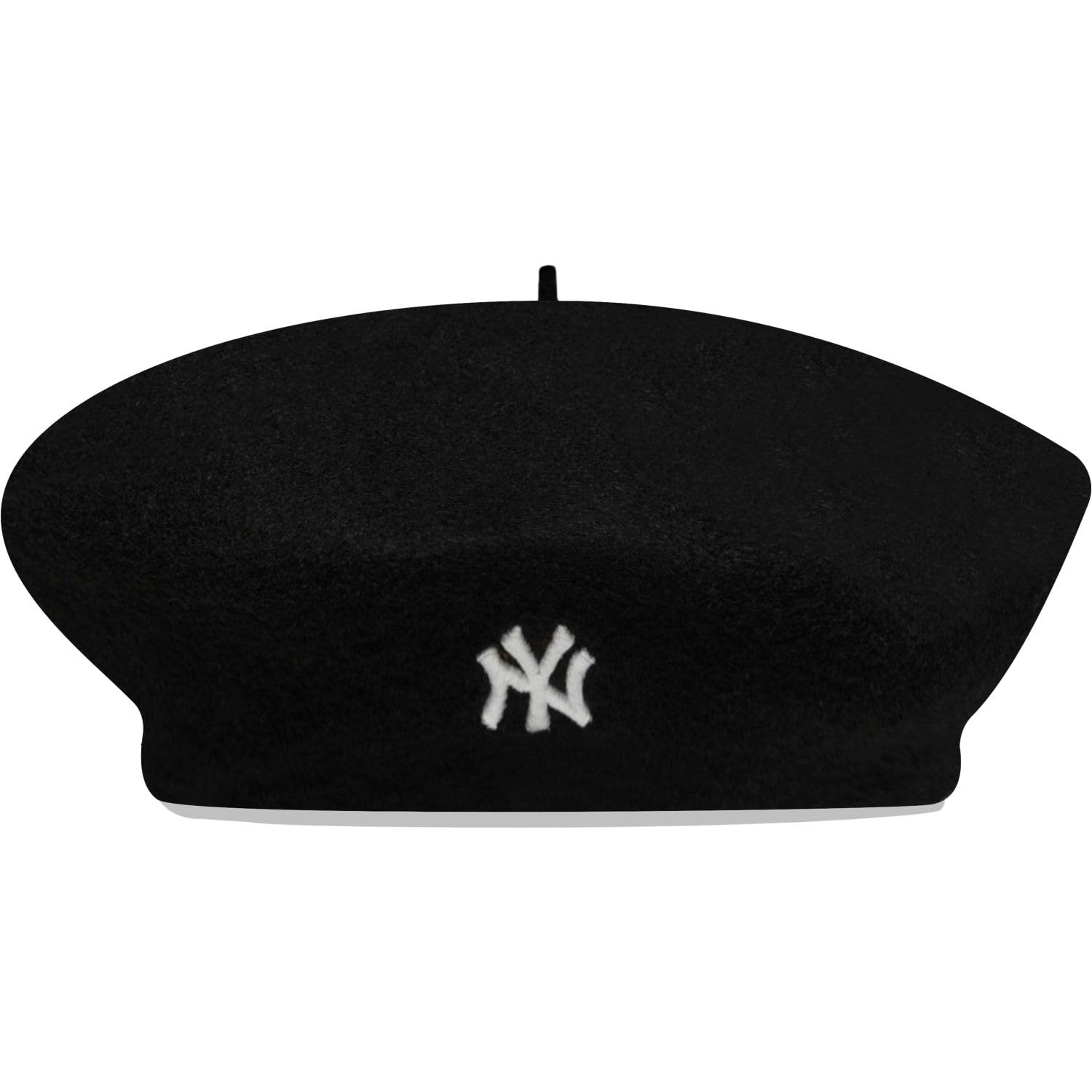 New Era Gorro de boina para mujer, diseño de New York Yankees, color negro