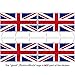 Union Jack britannique drapeau Royaume-Uni Grande-Bretagne Royaume-Uni 5,1 cm (50 mm) bumper-helmet en vinyle autocollants, Stickers x4