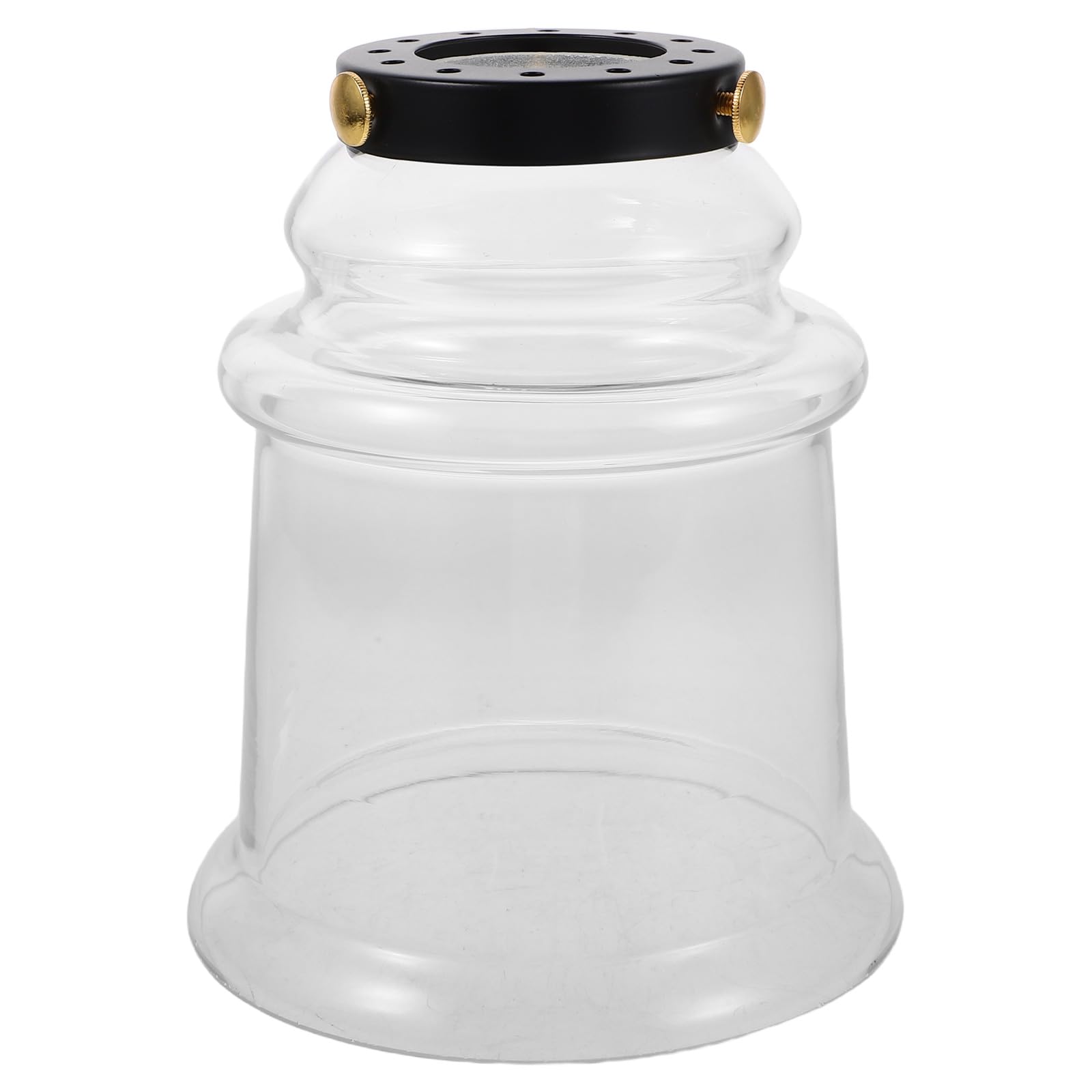 Abat-jour cloche en verre clair Cabilock de haute qualité pour applique