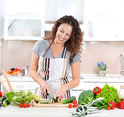 The Biggest Professional Super Jumbo Stainless Steel Lemon Squeezer (Ecojeannie Ls0002), Never Break Never Rust Lemon Juicer, Citrus Juicer/Commercial Grade Citrus Press (With Free Citrus Tap) #TOP6