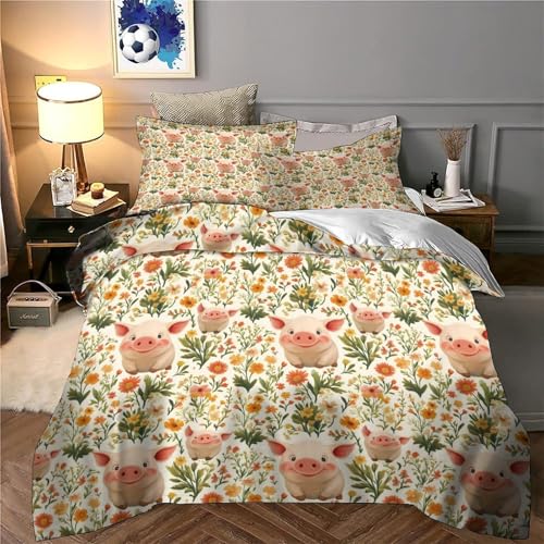 Housse de couette king 220x240 ultra douce impression 3D pingouin - 6