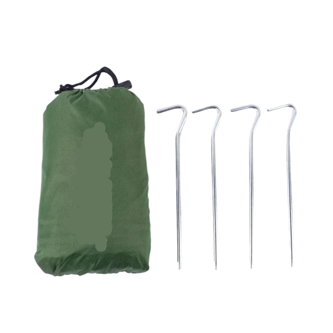 Waterproof Camping Tent Tarp Hammock Rain Fly Footprint Ground Cloth Shelter Sunshade Beach Picnic Blanket Mat For Outdoor(M-1.8M)