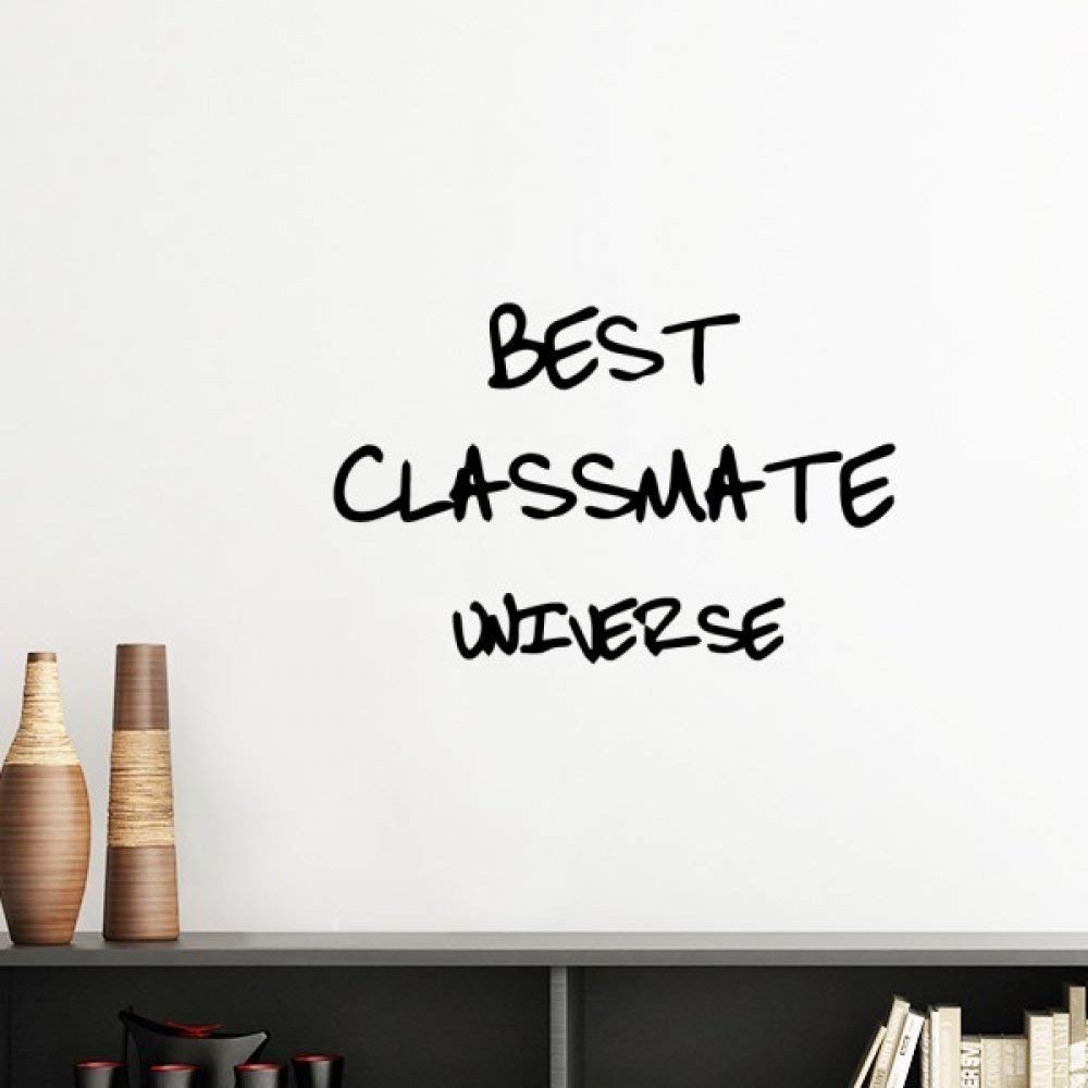 Sticker mural amovible silhouette de remise de diplôme vert clair 40cm