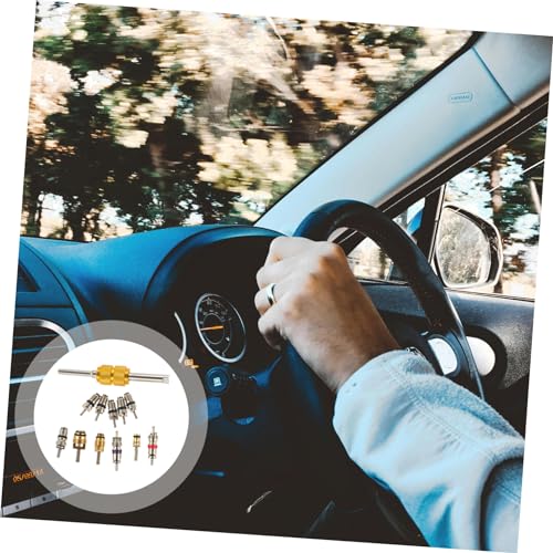 Kit 12pc para extracción núcleo de válvula A/C automotriz miniatura 4
