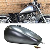 17L Motorcycle Petrol Gas Fuel Tank With Cap For YAMAHA Virago 750 XV750 Silver