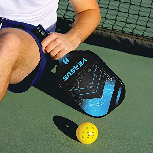 Helium Pickleball Paddles Set of 4 - USAPA Certified - Graphite Fiberglass Surface, Lightweight Honeycomb Core