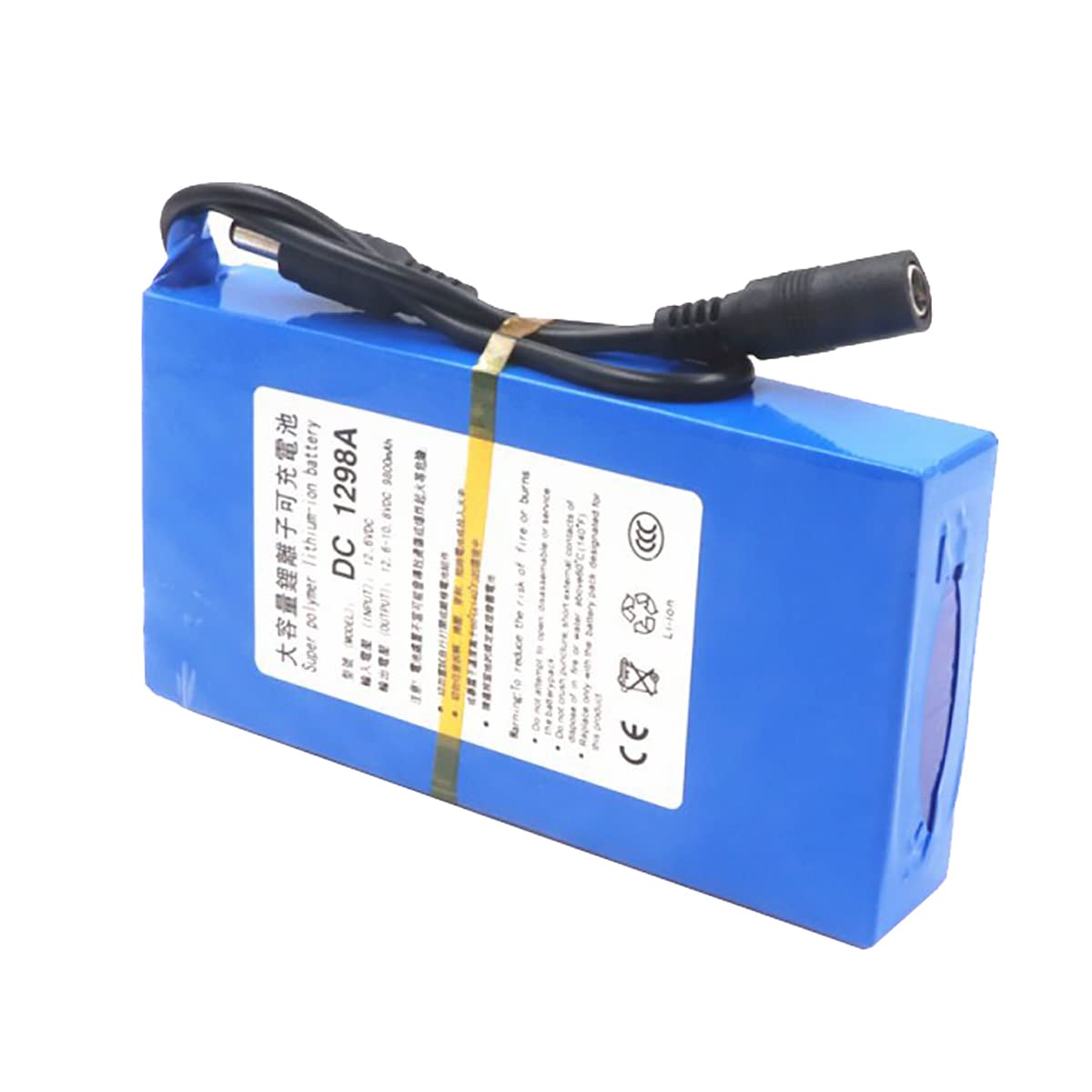 Amazon | DC 12V 9800mAh 充電式 Protable Li-ion バッテリー DC1298A