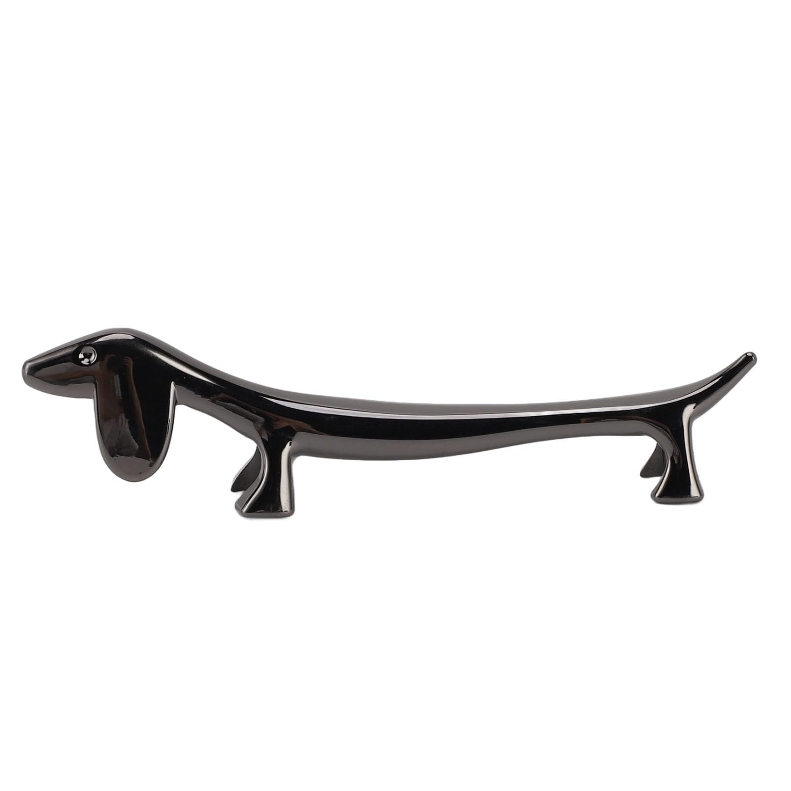 Soporte para Palillos para Cachorros, Resistente, Fácil de Limpiar, para Restaurante (Perro Salchicha Negra)