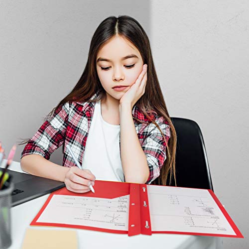 Dunwell Plastic Pocket Folders With Prongs - (24 Pack, Assorted Colors), 2 Pocket 3 Prong Folders, Durable Plastic Folders With Pockets And Brads, Bulk Poly 2 Pocket Folder With Clasp, Labels Included #TOP4