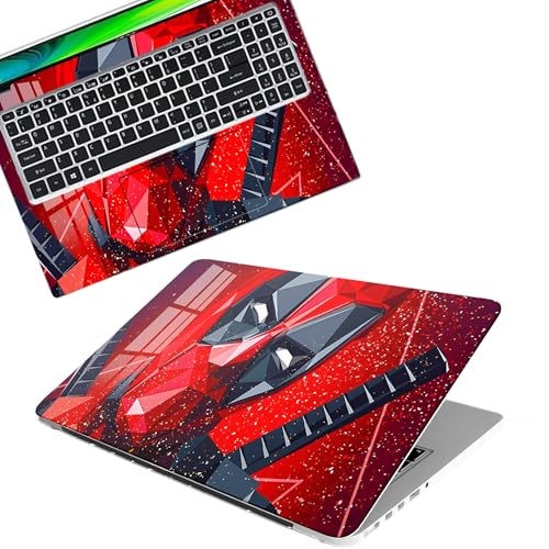 Image of Full Body Laptop Skin Bubble-Free| Laminated| Removable| HD Quality Sticker for Laptops Upto 15.6 Inches Compatible with Hp /Dell /Acer /Lenovo /Asus etc.(DSGN-214)