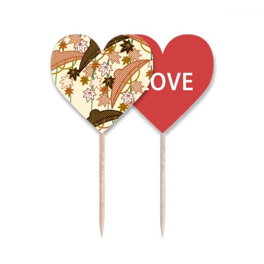Cure-dents Drapeau Marron Cupcake Pick pour Réussir la Décoration de Vos Muffins
