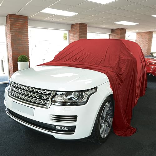 UK Custom Covers To Fit Lamborghini Non Tailored Reveal Car Cover (Red) - Extra Large: 800cm x 500cm - RSC450REDAD4