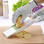 YINENN 2 Pairs Cut Resistant Gloves Food Grade Level 5 Hand ProtectionKitchen Cut Gloves for Oyster ShuckingFish Fillet ProcessingMandolin SlicingMeat CuttingWood Carving-(Large)