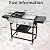 2 in 1 Propane Griddle Grill Combo 38200 BTU, 4-Burner Propane Gas BBQ Grill with 2 Foldable Side Table for Outdoor Cooking Camping Patio Backyard (propane+griddle)