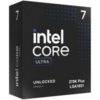 Intel Ultra 7 Processor 270K Plus 24 Cores 8 P + 16 E up to 5.5 GHz