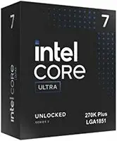 Intel® Processador Core™ Ultra 7 270K Plus 24 núcleos (8 P-cores + 16 E-cores) até 5,5 GHz