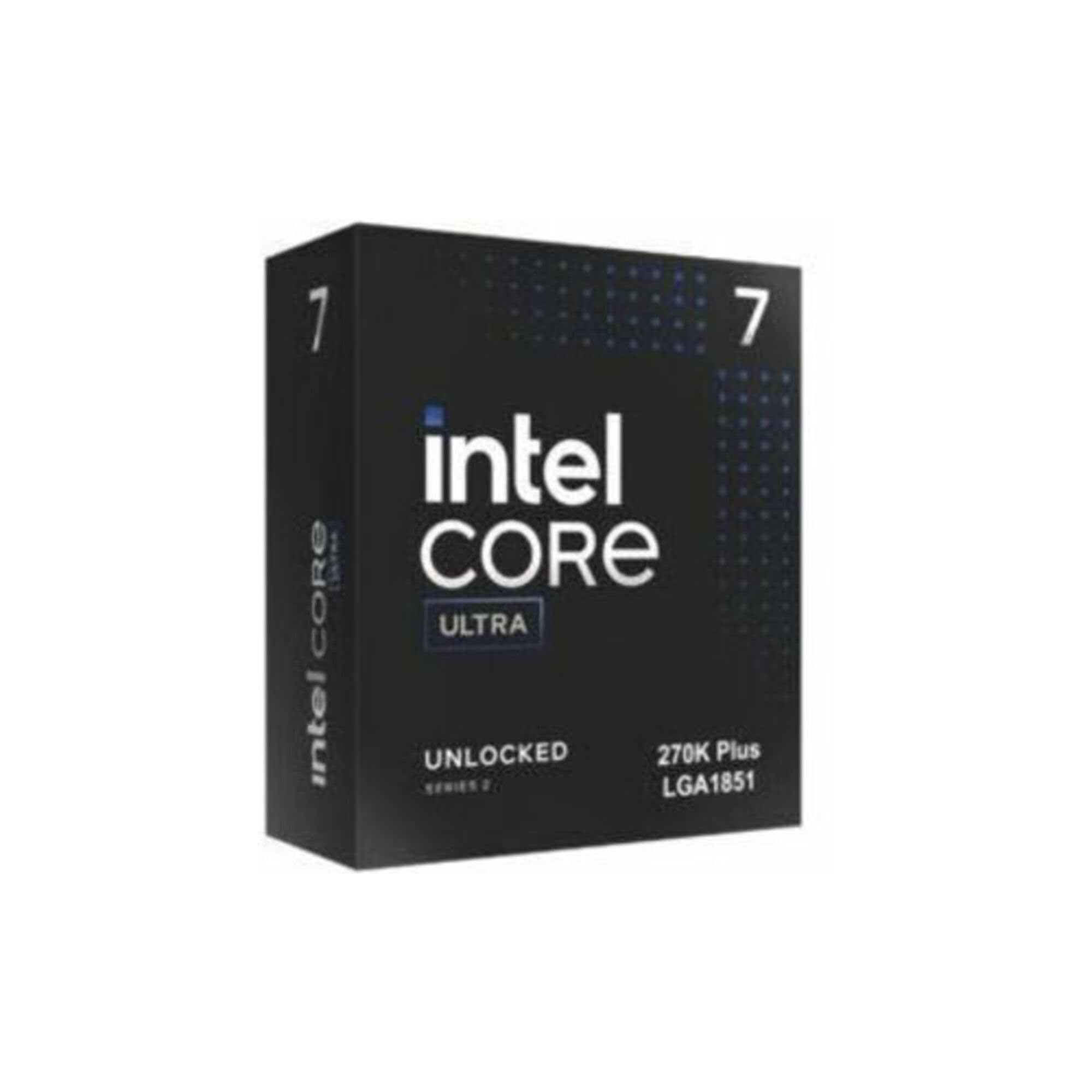 Intel® Core™ Ultra 7 プロセッサー 270K Plus 24コア (8 Pコア + 16 Eコア) 最大5.5 GHz