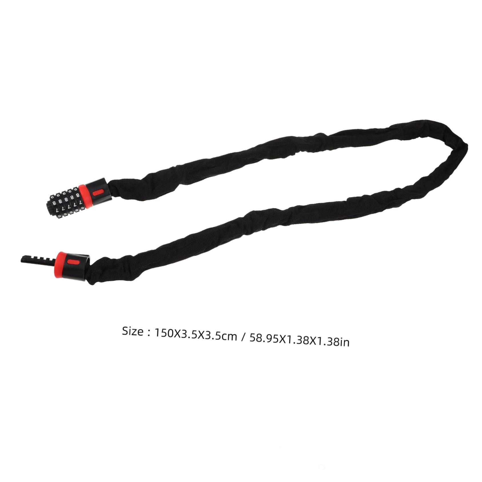 Happyyami Heavyduty Anti-Theft Combination Lock for Bike Scooter Ebike Waterproof Multi-Bike Compatible