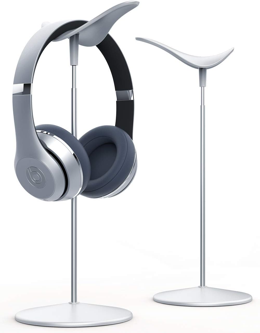 Flash Deals - 80% OFF Headphone Stand Headset Holder - Desk Headset Mount, for All Headsets Such as HyperX Gaming Headphones, Beats/Sony/Sennheiser Music Headphones - Gray