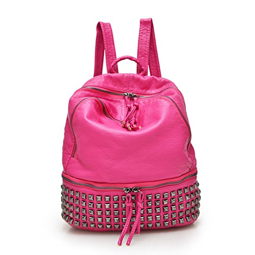 Sac à bandoulière polyvalent rivet-D aux finitions vintage uniques