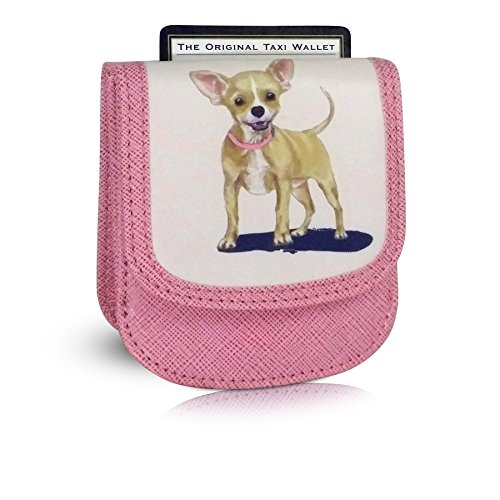 Taxi Wallet® TW95-CHIHUAHUA Soft, leather-like material, Compact, Front Pocket Folding Wallet - Cards, Bills, ID (Men & Women)