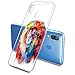 Suhctup Coque Compatible pour Galaxy J7 Pro/J730 Transparente en Silicone,Étui en Souple TPU Motif Animale Ultra Fine Antichoc de Protection Housse Bumper Case Cover pour Galaxy J7 Pro/J730,A8