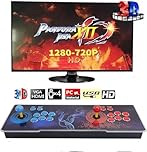 VEGAMED 31900 Games in 1 Pandora's Box Arcade, 3D Arcade Game Console with 2 Joysticks, 1280x720 Full HD, VGA, HDMI, Support Search/Save/Hide/Pause Game up to 4 Players