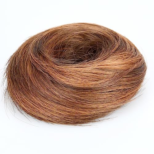 BOBIYA Messy Buns Hair Pieces Hair Scrunchies for Women Synthetic Ponytail Bun Extensions (Dark Golden Blonde) - Image 2