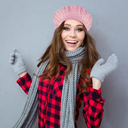 Image of Nollia Soft Knit Solid Color Beanie, Chic, and Lightweight Crochet Knitted Style Beanie Hat for Women, One Size Slouchy Hat