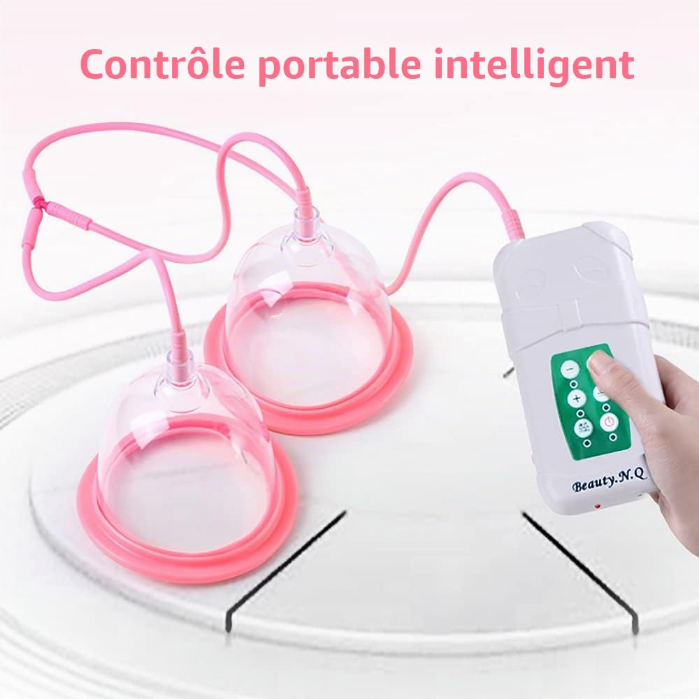 Pompe électrique pour grossissement du sein - Pour les seins plus grands - Agrandissement des seins - Pour massage de la poitrine sous vide - Coupe CD