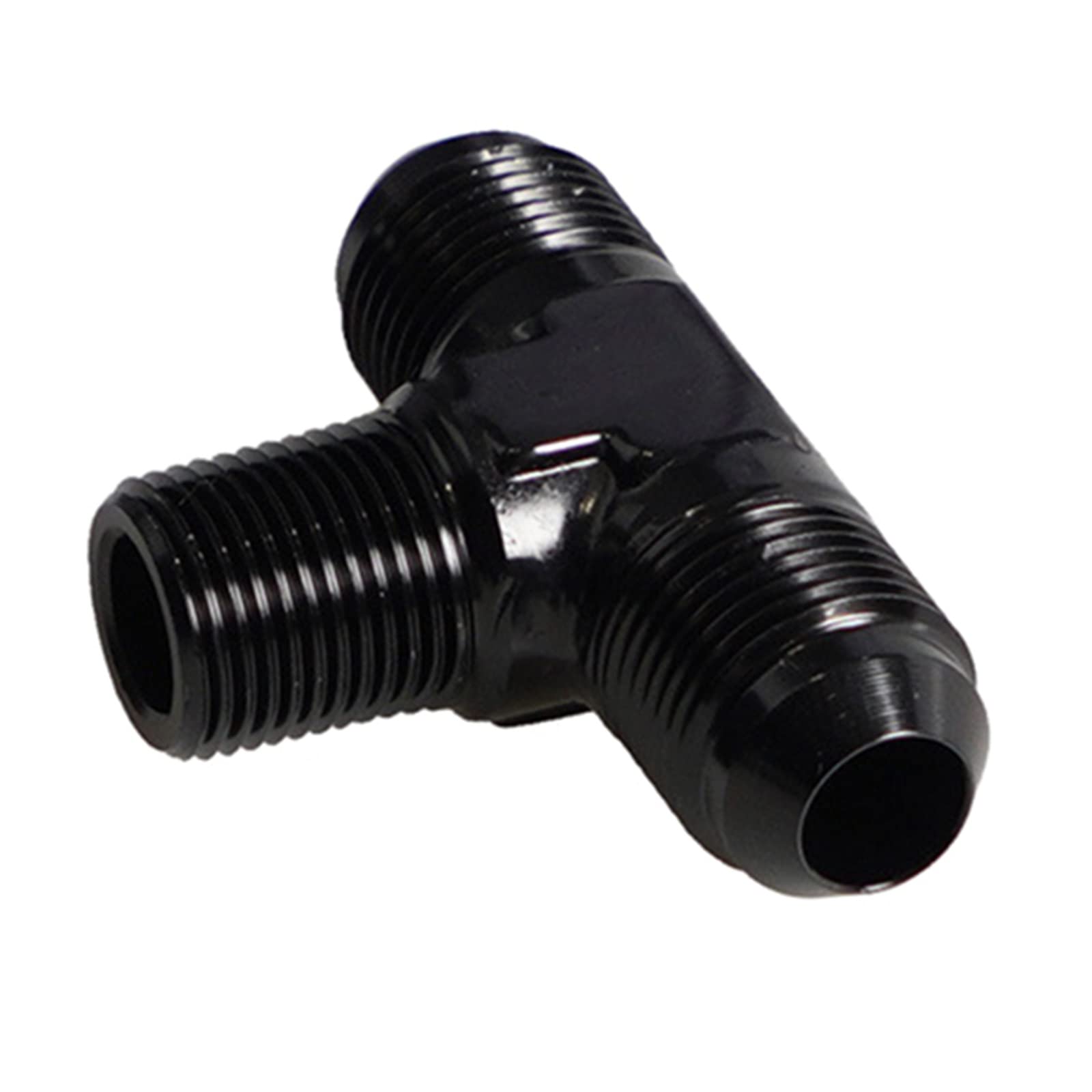 Hsioluted An8 To 3 8 Npt 3 In 1 Pipe Adapter Lighweight Metal Junction Coupler Adapter An4 To 1 / 8Npt / An6 To 1/4 Npt / An8 To 3/8 Npt / An10 To 1 / 2Npt Coupler