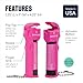 Mace Pepper Spray - 2-Pack Personal Model, 0.63 oz, 12 Feet Range, Max Police Strength, Long Lasting UV Dye, Flip Top Safety Cap, Self Defense Pepper Spray for Women & Men - Pink