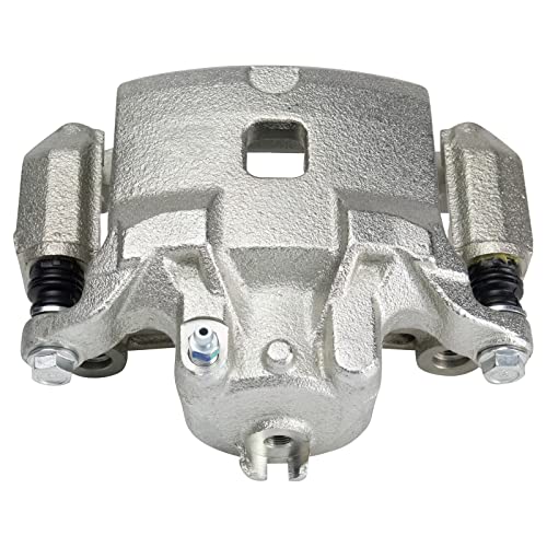 Image of TRQ Front Left Brake Caliper w /Bracket Drivers Side