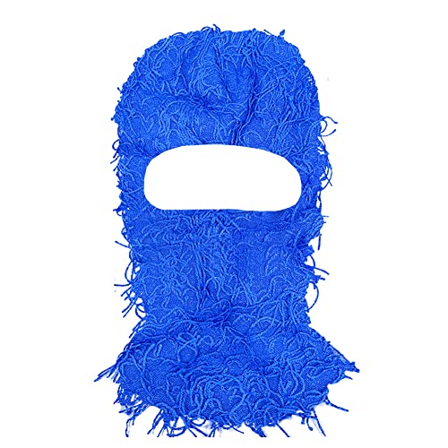 Distressed Balaclava Trending Ski Masks Wind Proof Winter Premium One Size Yeat Shiesty Distress Mask Beanie Cap Light Purple