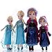cgzlnl Jouets De Poupée en Peluche Anna Elsa Congelés, Jolies Filles Jouets Reine des Neiges Princesse Anna Elsa Poupée Fille Cadeaux d'anniversaire 4 Pièces / Ensemble 40/50 Cm