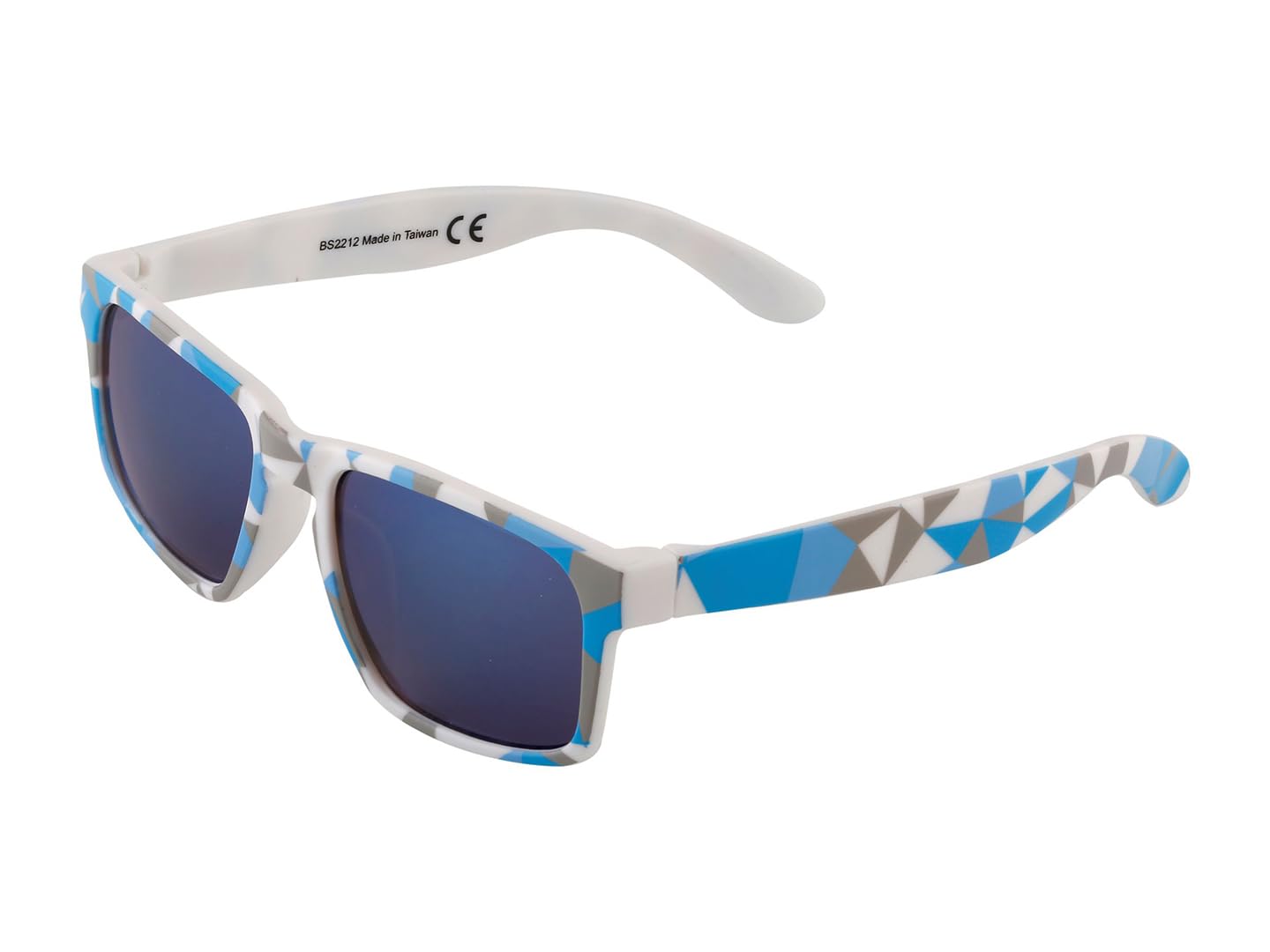 VEA UV Protected Boys Blue Zigzag Sunglasses