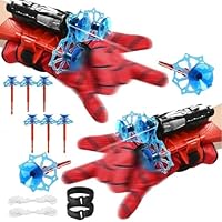 YARUJING 2 Set Super Spiderm Launcher Spiderm Launcher Handschuh Spiderman Handschuhe S.piderm La uncher Handschuhe S piderm Spielzeug Handschuh Cosplay Glove La uncher Für Fans