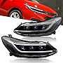 Tluuze Headlights Assembly for Chevy Cruze 2016-2021, Full LED Projector Head light with Sequential Turn Signal, Headlamp for Cruze Plug&Play, Pair