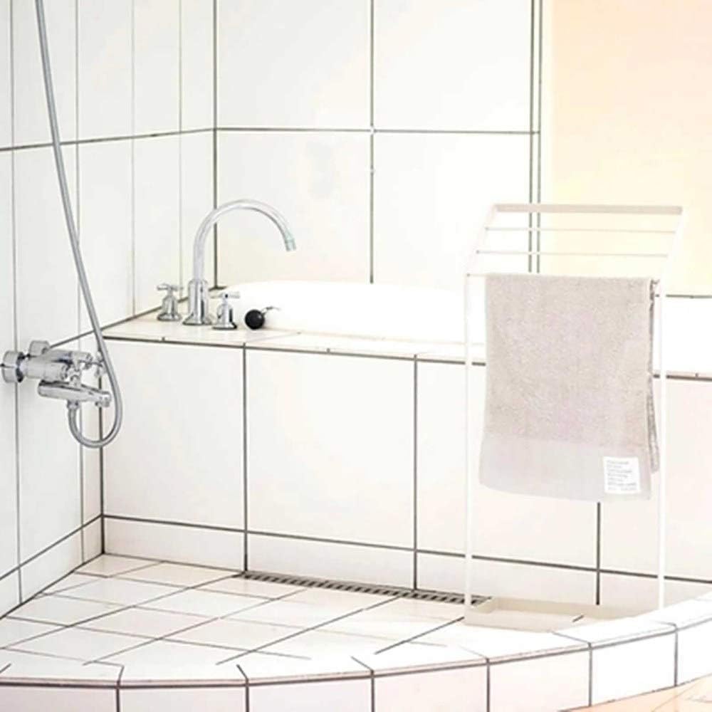 Towel Rails, Towel Rack Towel Rack Floor Standiremovable Metal Towel Rack with 4 Rails for Hangitowels Clothes and Socks/Color/650Mm