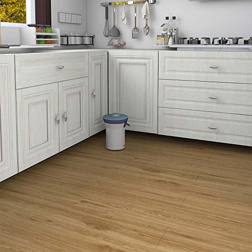 Mulgreat Peel And Stick Floor Tile, Self-Adhesive Vinyl Flooring Plank, Waterproof Deep Wood Grain Planks, 6X36Inch, 36Pack, 54 Sq. Feet, Diy For Bedroom, Kitchen, Living Room Home Decor, Soft Yellow #TOP3