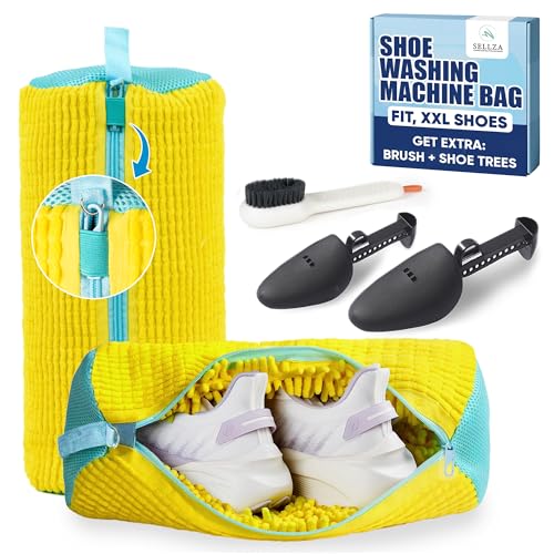 Shoe Washing Bag with Brush & Trees