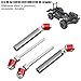 RC Car Drive Shaft, 2 Pcs Metal Upgrade Universal Drive Shaft 110-155mm for SCX10 CC01 D90 D110 RC Crawler Accessory Part